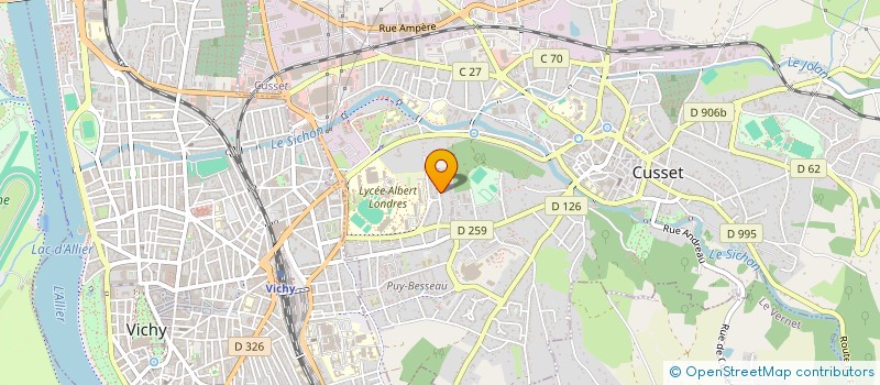 localisation de l'entreprise LA PACHANGA à CUSSET