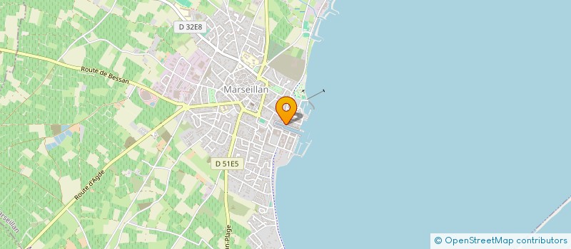 localisation de l'entreprise LA PACHELINE à MARSEILLAN