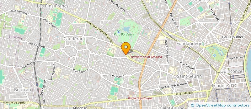 localisation de l'entreprise LA PACHEMIERE  BORDEAUX