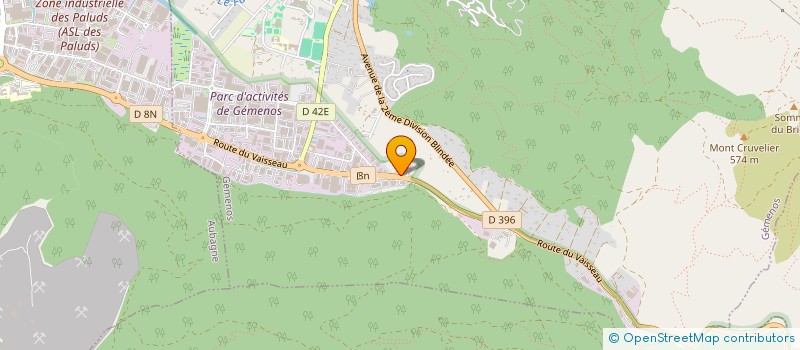 localisation de l'entreprise LA PADELERIE à GEMENOS