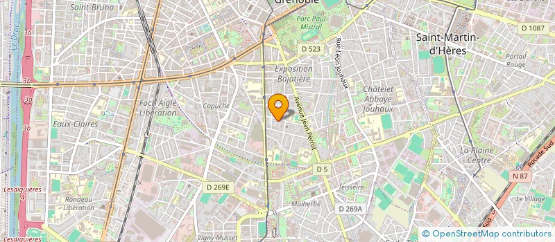 localisation de l'entreprise LA PAELATA à GRENOBLE