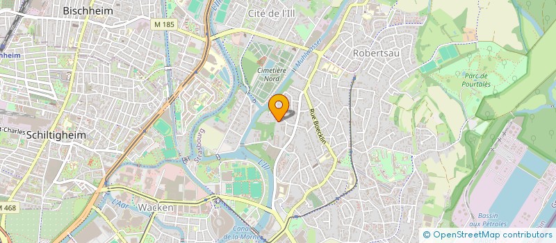 localisation de l'entreprise LA PAF à STRASBOURG