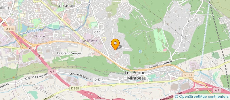 localisation de l'entreprise LA PAGADY à LES PENNES-MIRABEAU