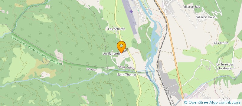 localisation de l'entreprise LA PAGAIE SAUVAGE DE GUILLESTROIS à SAINT-CREPIN