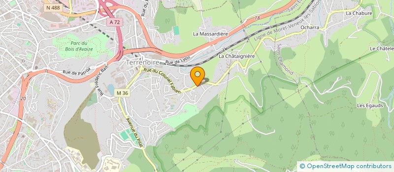 localisation de l'entreprise LA PAGAILLE  SAINT-ETIENNE