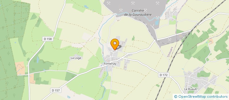 localisation de l'entreprise LA PAGERIE  SAINTE-VERGE