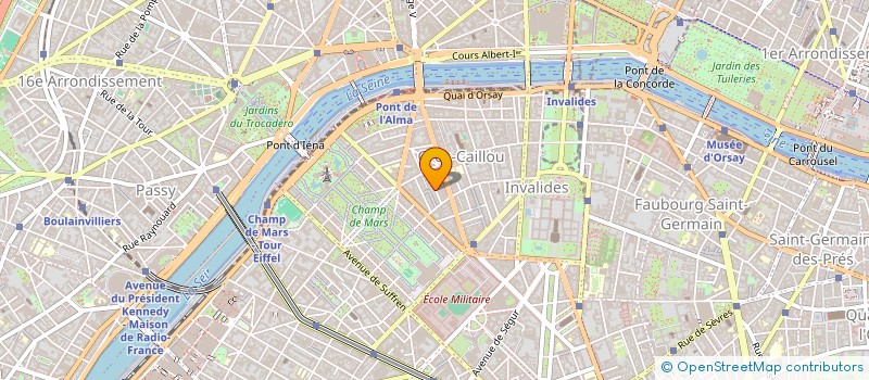 localisation de l'entreprise LA PAGLIUZZA  PARIS