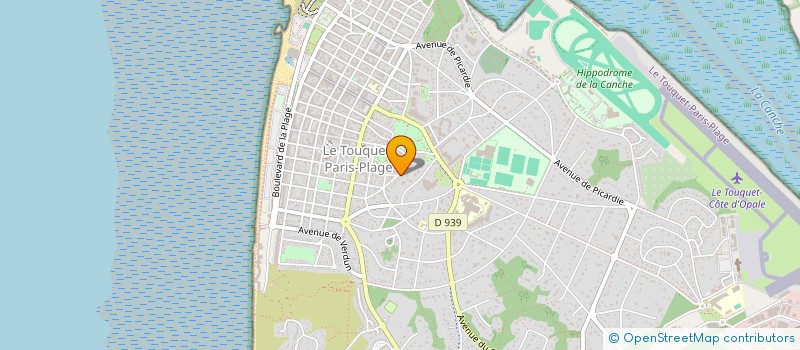 localisation de l'entreprise LA PAGODE à LE TOUQUET-PARIS-PLAGE