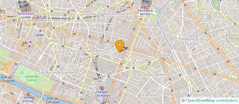 localisation de l'entreprise LA PAILLASSE  PARIS