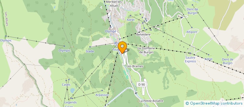 localisation de l'entreprise LA PAILLE à LES ALLUES