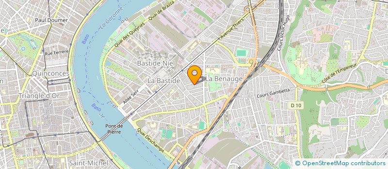 localisation de l'entreprise LA PAILLETTE  BORDEAUX