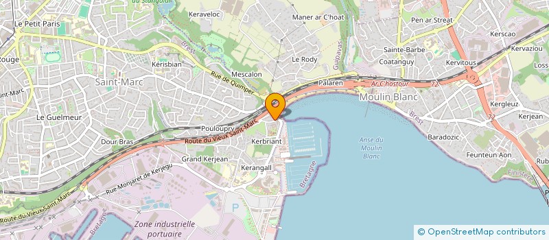 localisation de l'entreprise LA PAILLOTE à BREST