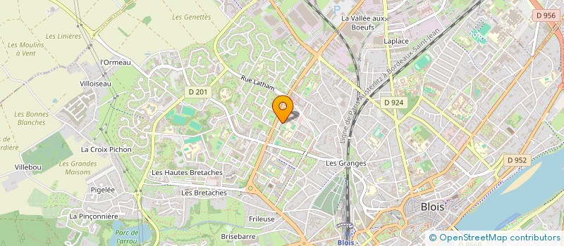 localisation de l'entreprise LA PAILLOTE  BLOIS