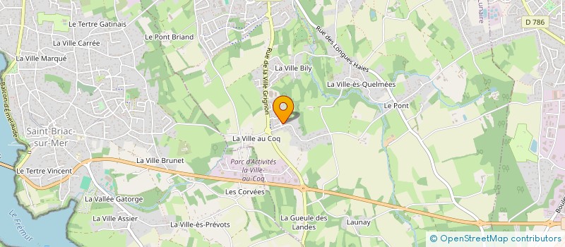 localisation de l'entreprise LA PAILLOTE  SAINT-LUNAIRE