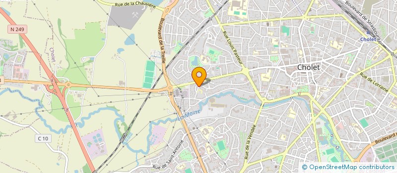 localisation de l'entreprise LA PAILLOTE à CHOLET