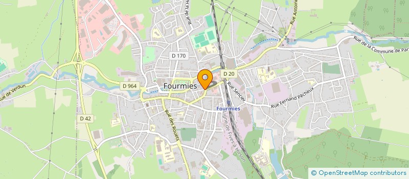 localisation de l'entreprise LA PAILLOTE  FOURMIES