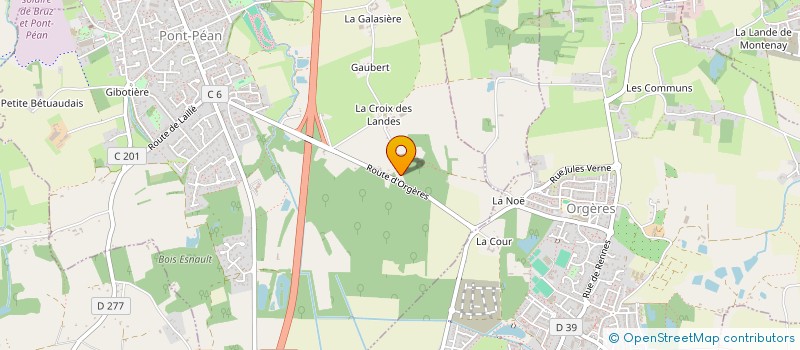 localisation de l'entreprise LA PAILLOTE  PONT-PEAN