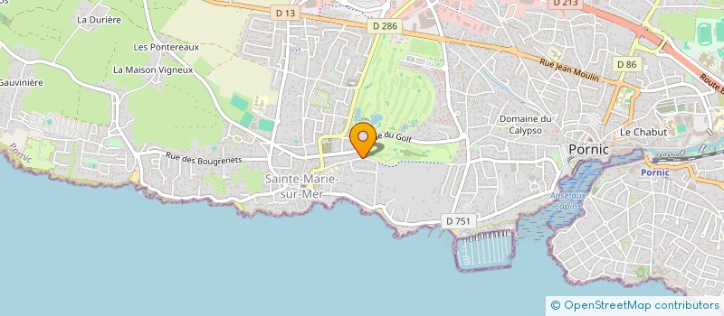 localisation de l'entreprise LA PAILLOTE  PORNIC