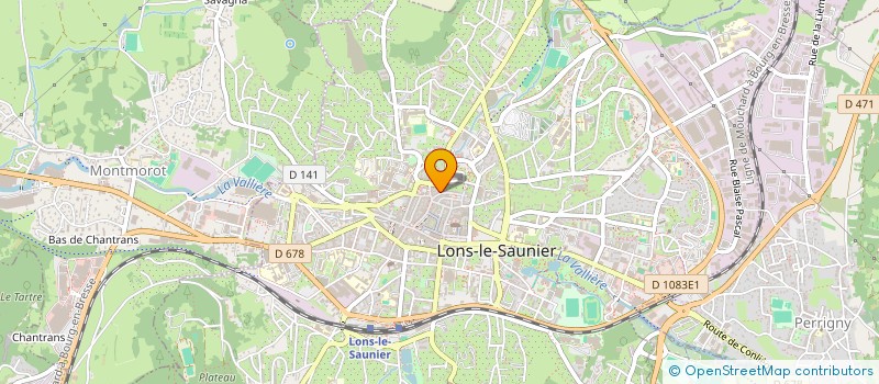 localisation de l'entreprise LA PAILLOTE à LONS-LE-SAUNIER