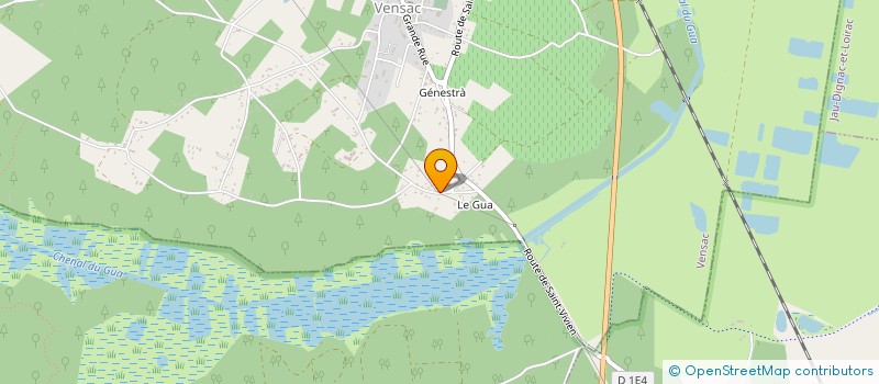 localisation de l'entreprise LA PAILLOTE ACM  VENSAC