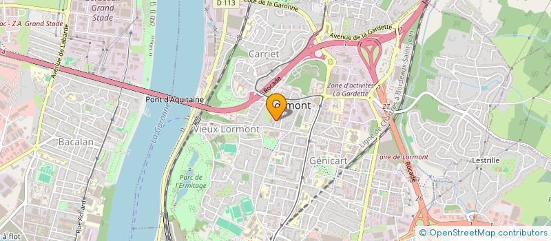 localisation de l'entreprise LA PAILLOTE DE MAYOTTE  BISCARROSSE