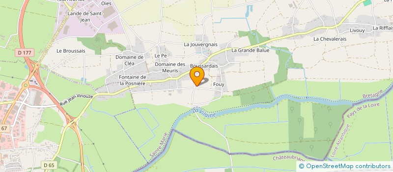 localisation de l'entreprise LA PAILLOTE DU PONT à SAINTE-MARIE