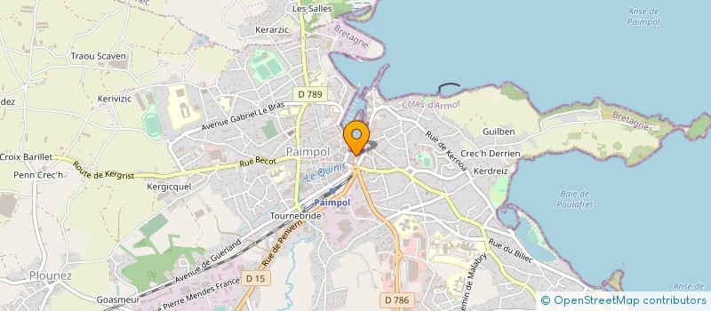 localisation de l'entreprise LA PAILLOTE PAIMPOLAISE à PAIMPOL