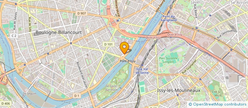 localisation de l'entreprise LA PAILLOTE SUR SEINE à BOULOGNE-BILLANCOURT