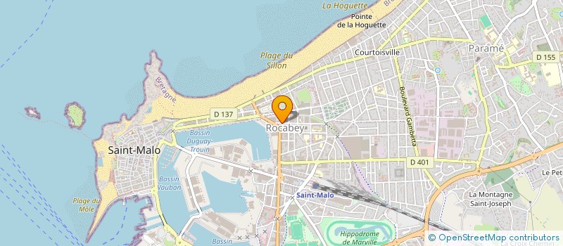 localisation de l'entreprise LA PAILLOTTE à SAINT-MALO