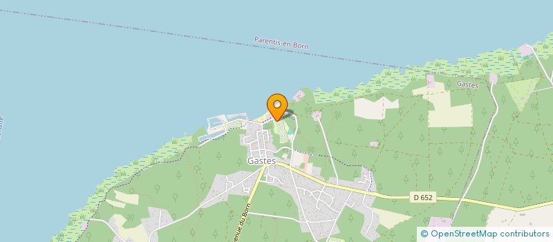 localisation de l'entreprise LA PAILLOTTE  GASTES