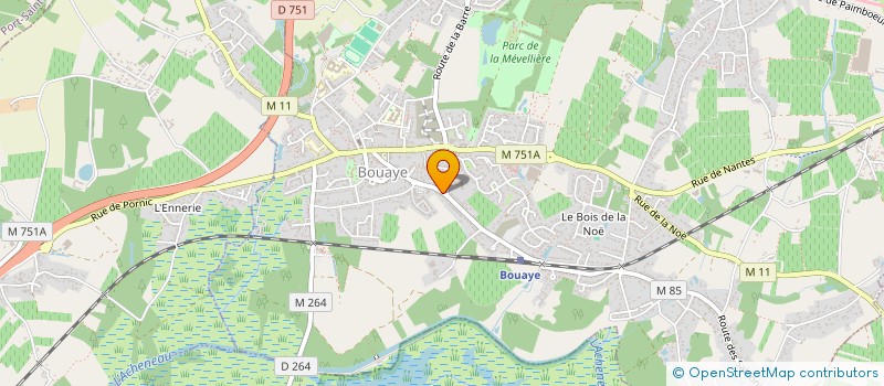 localisation de l'entreprise LA PAILLOTTE CREOLE  BOUAYE