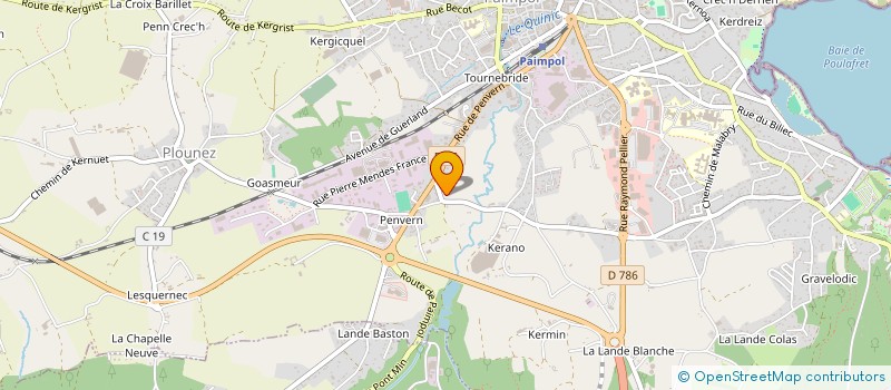 localisation de l'entreprise LA PAIMPOLAISE IMMO  PAIMPOL