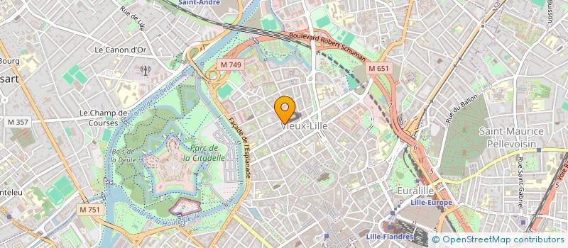 localisation de l'entreprise LA PAINTHOUSE à LILLE