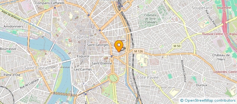 localisation de l'entreprise LA PAIRE à TOULOUSE
