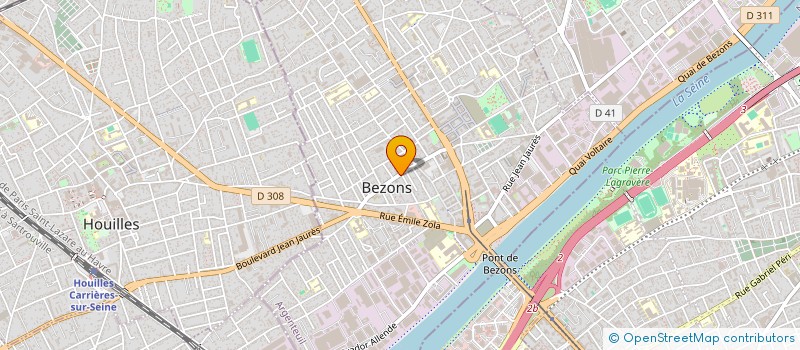 localisation de l'entreprise LA PAIX à BEZONS