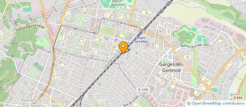 localisation de l'entreprise LA PAIX  GARGES-LES-GONESSE