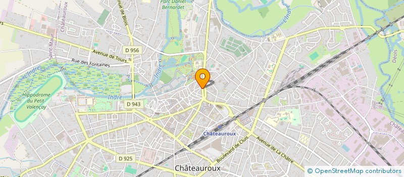 localisation de l'entreprise LA PAIX à CHATEAUROUX