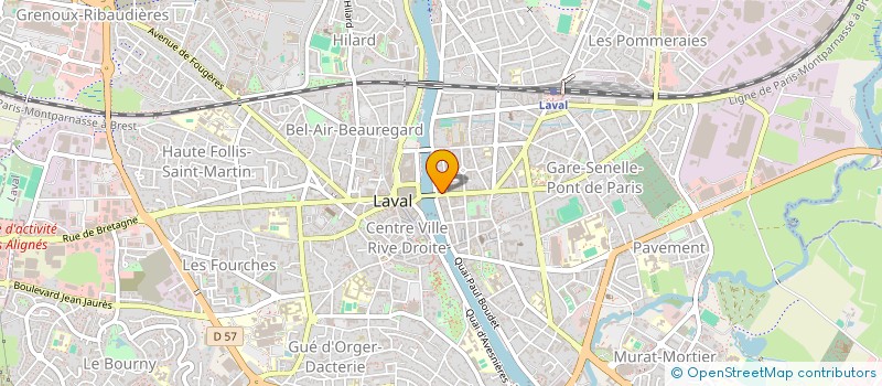 localisation de l'entreprise LA PAIX à LAVAL