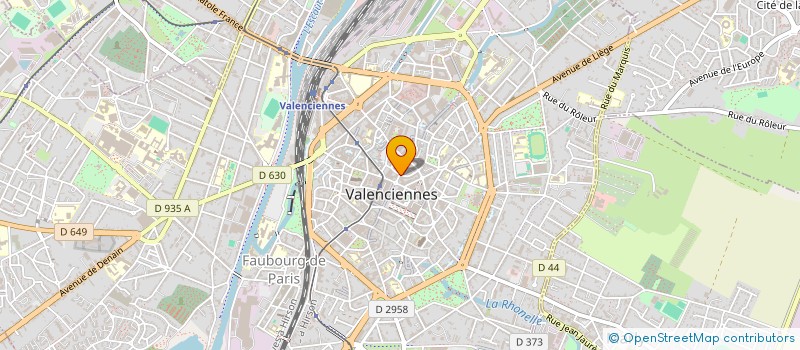 localisation de l'entreprise LA PAIX à VALENCIENNES