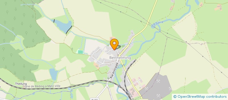 localisation de l'entreprise LA PAIX  BERTHELMING