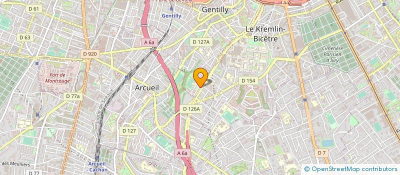 localisation de l'entreprise LA PAIX COIFFURE  GENTILLY