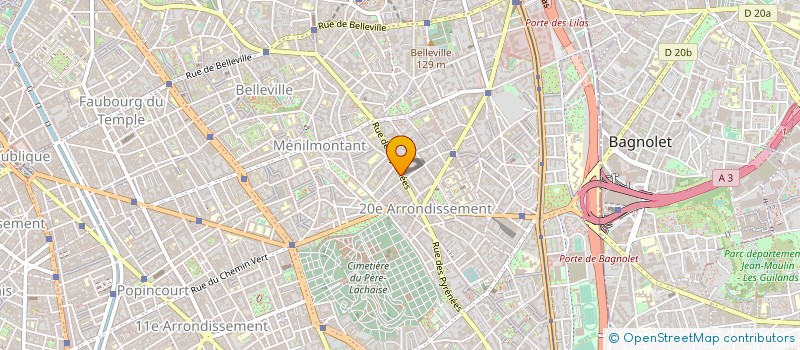 localisation de l'entreprise LA PAIX DISTRIBUTION  PARIS