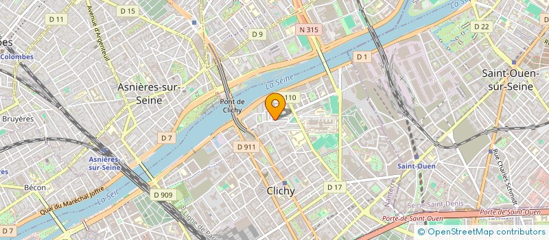 localisation de l'entreprise LA PAIX DU COEUR à CLICHY