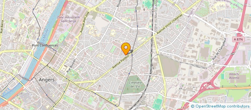 localisation de l'entreprise LA PAIX EN MARCHE à ANGERS