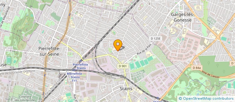 localisation de l'entreprise LA PAIX YT à STAINS