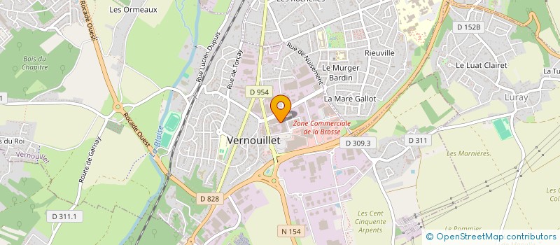 localisation de l'entreprise LA PALA à VERNOUILLET