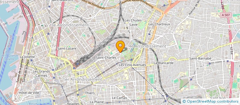 localisation de l'entreprise LA PALABRIERE  MARSEILLE