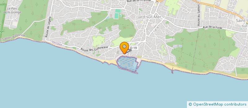 localisation de l'entreprise LA PALANGROTTE à JARD-SUR-MER