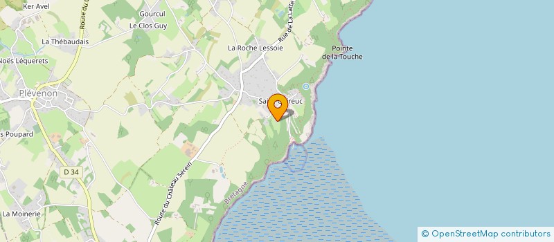 localisation de l'entreprise LA PALANQUEE DU CAP  PLEVENON