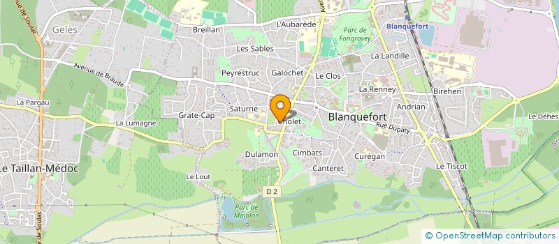 localisation de l'entreprise LA PALANQUETTE à BLANQUEFORT